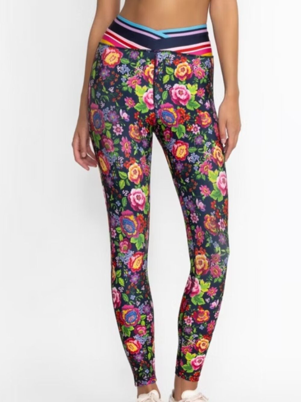 Johnny Was Cantero high waist criss cross legging M